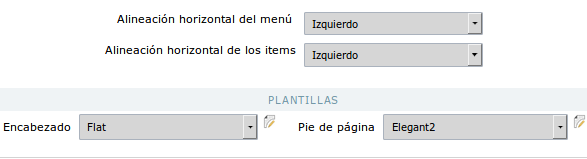 Valores Padrão do projeto - Consulta