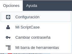 Acceder al menú Opciones > Configuración