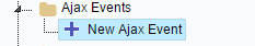 Creating a new ajax event