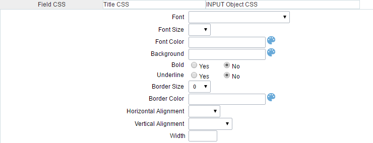 Display settings.