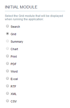 Grid Application Modules