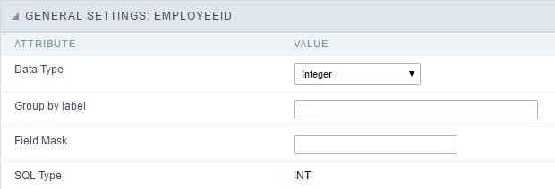 General configuration of Number fields