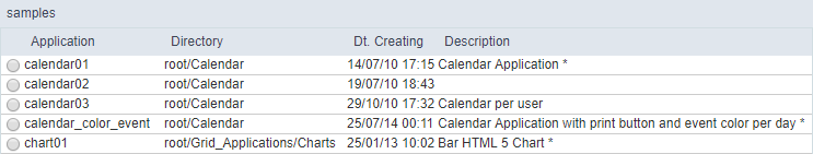 Application Import Interface.