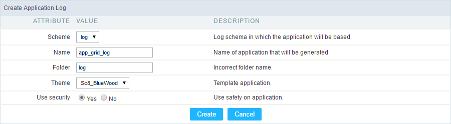 Log Report creation