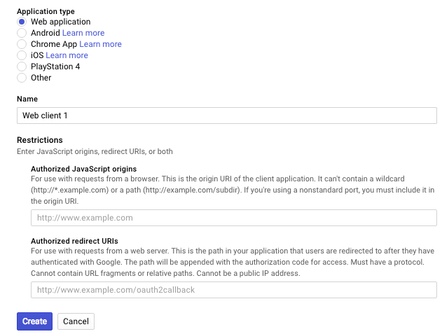 OAuth Consent Screen Settings