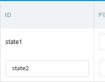 Atributo Label do visual do botão de ação