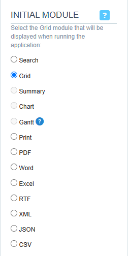 Grid Application Modules