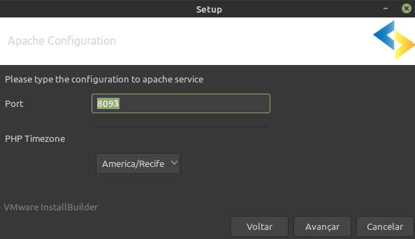 Installation Apache setup