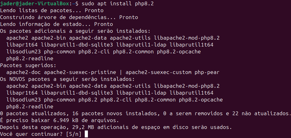 Installing the PHP