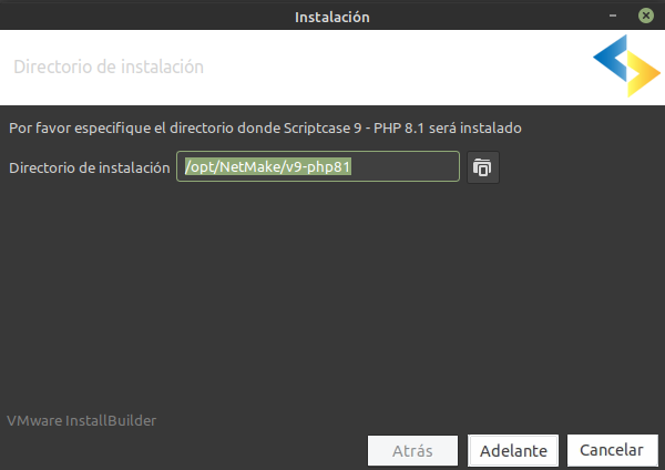 Diretório da instalação