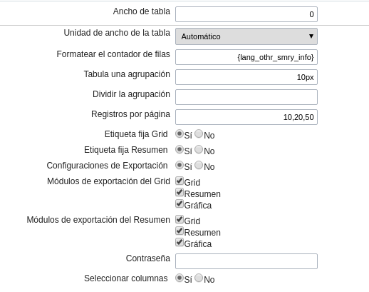 Default Values – Grid