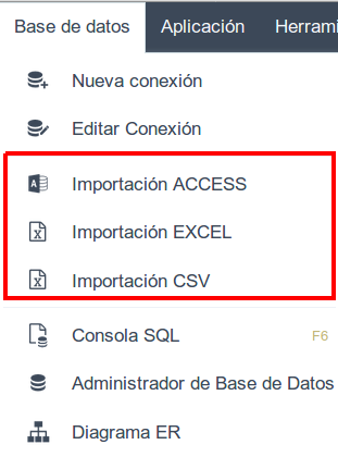 Access to database convert