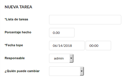 Task Creation Form