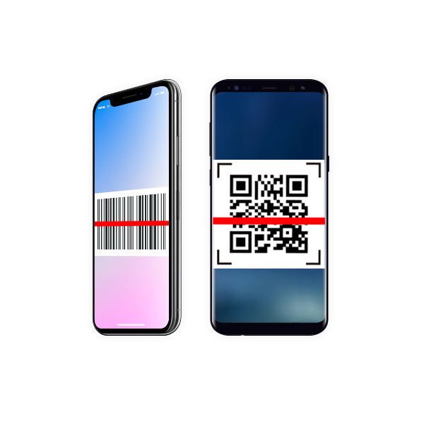 Código QR y códigos de barras