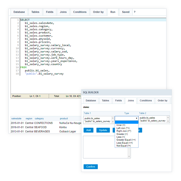 SQL Builder (Query Manager)