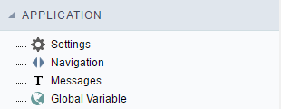 Global variables Interface.