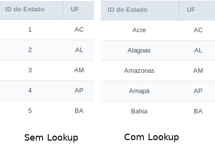 Grid field lookup settings.