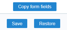 General configuration of query fields positioning in the view editable grid form