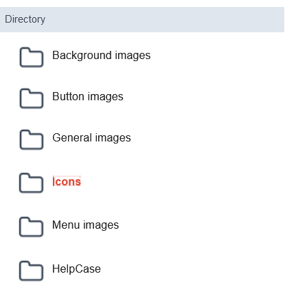 Image manager directories