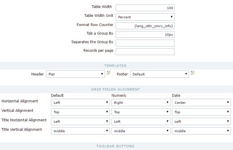 Default Values – Grid