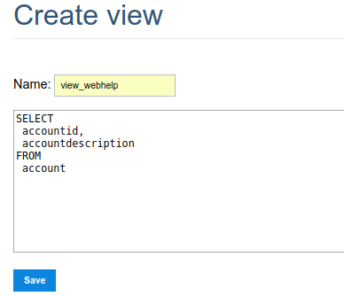 Creating a View