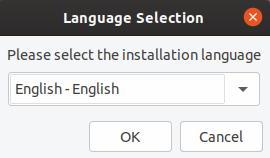 installation language