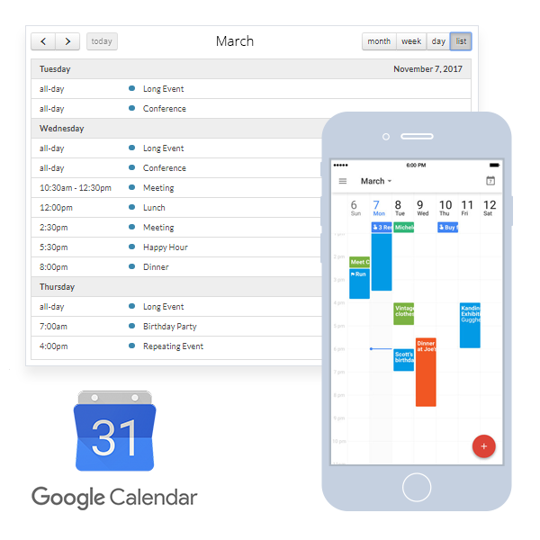Integrazione con Google Calendar
