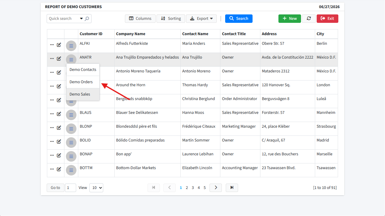 Additional applications created and generated automatically in Scriptcase