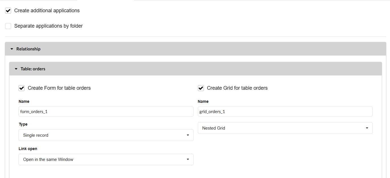 Configuring additional applications in Scriptcase