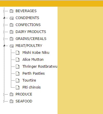 Dynamic menu