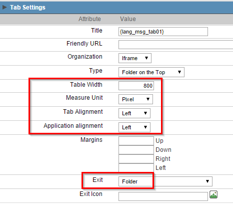 Creating a tab application